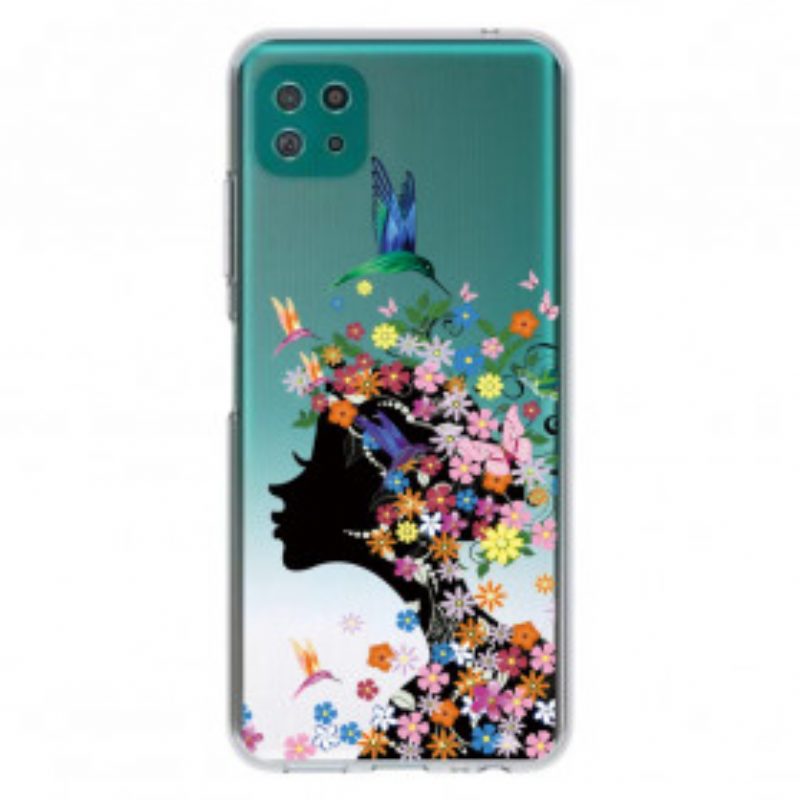 Cover Samsung Galaxy A22 5G Bella Testa Di Fiore