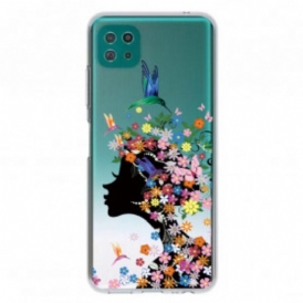 Cover Samsung Galaxy A22 5G Bella Testa Di Fiore