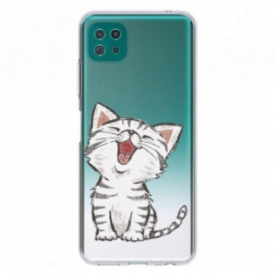 Cover Samsung Galaxy A22 5G Gatto Carino