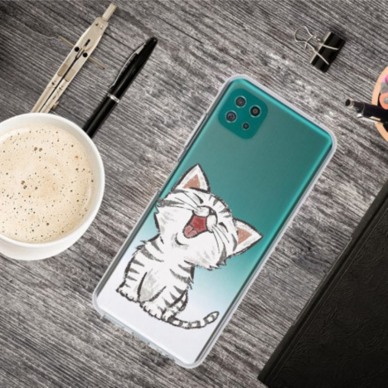 Cover Samsung Galaxy A22 5G Gatto Carino