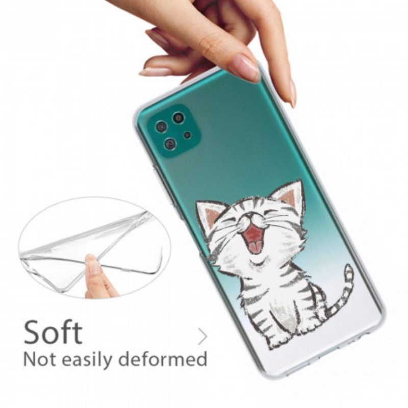 Cover Samsung Galaxy A22 5G Gatto Carino