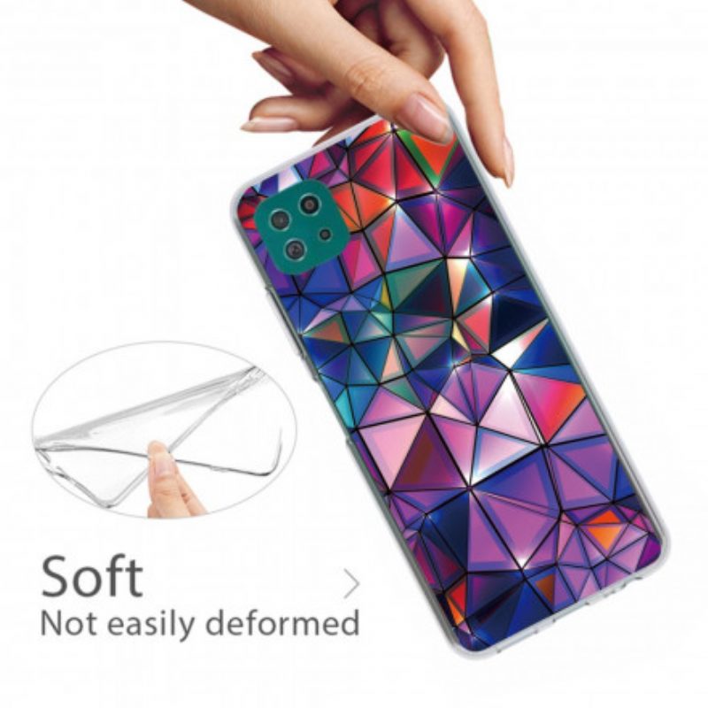 Cover Samsung Galaxy A22 5G Geometria Flessibile