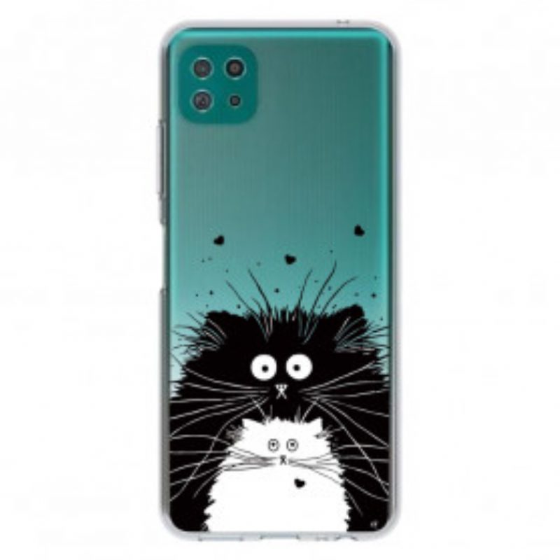 Cover Samsung Galaxy A22 5G Guarda I Gatti