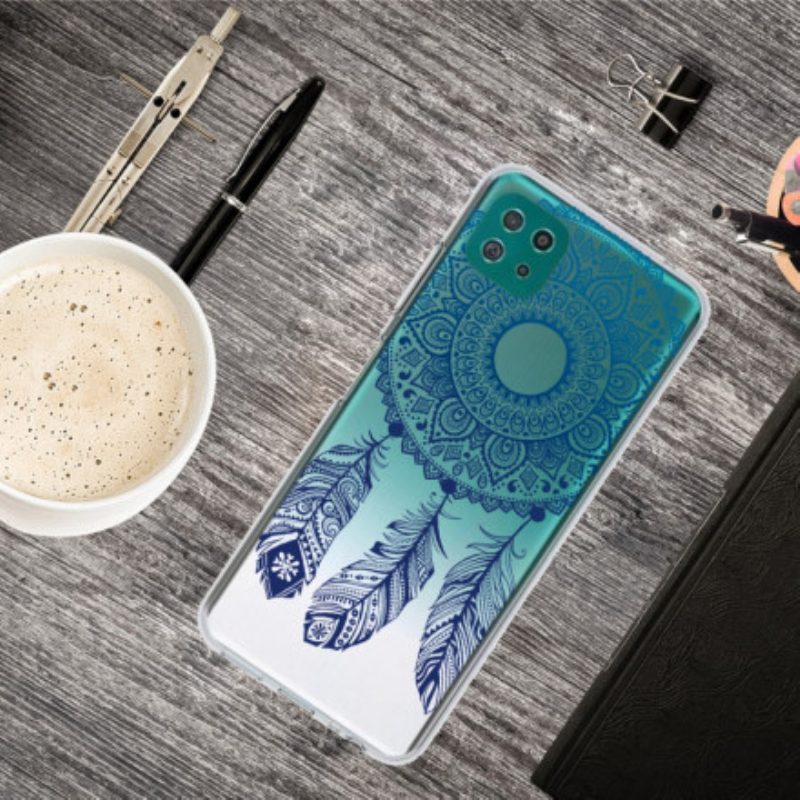 Cover Samsung Galaxy A22 5G Mandala A Fiore Singolo