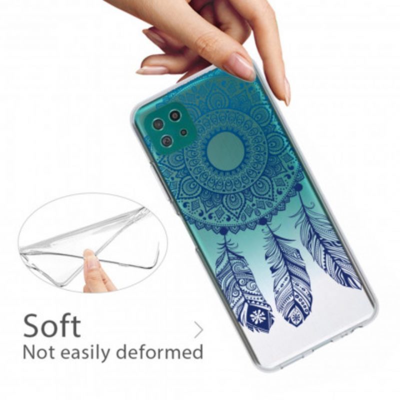 Cover Samsung Galaxy A22 5G Mandala A Fiore Singolo