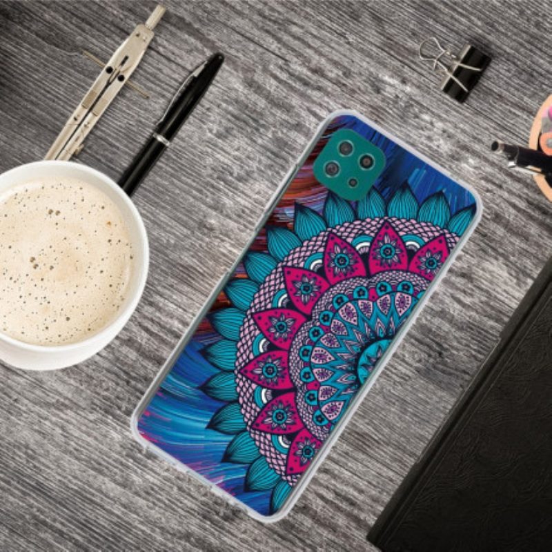 Cover Samsung Galaxy A22 5G Mandala Colorato