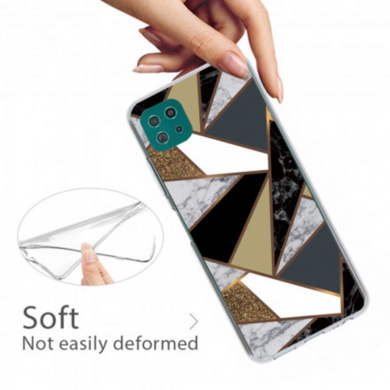 Cover Samsung Galaxy A22 5G Marmo Geometrico