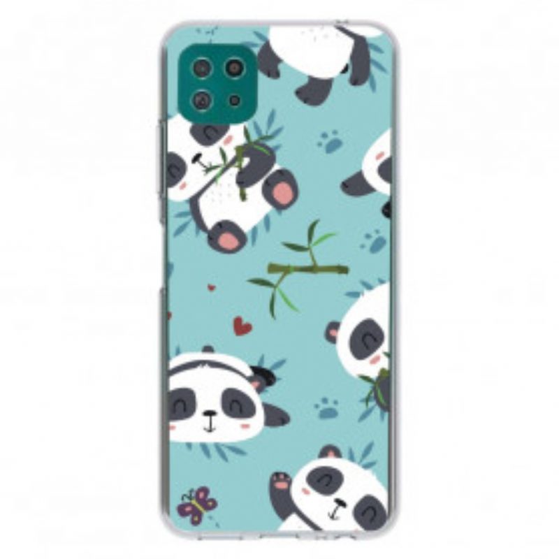 Cover Samsung Galaxy A22 5G Mazzo Di Panda