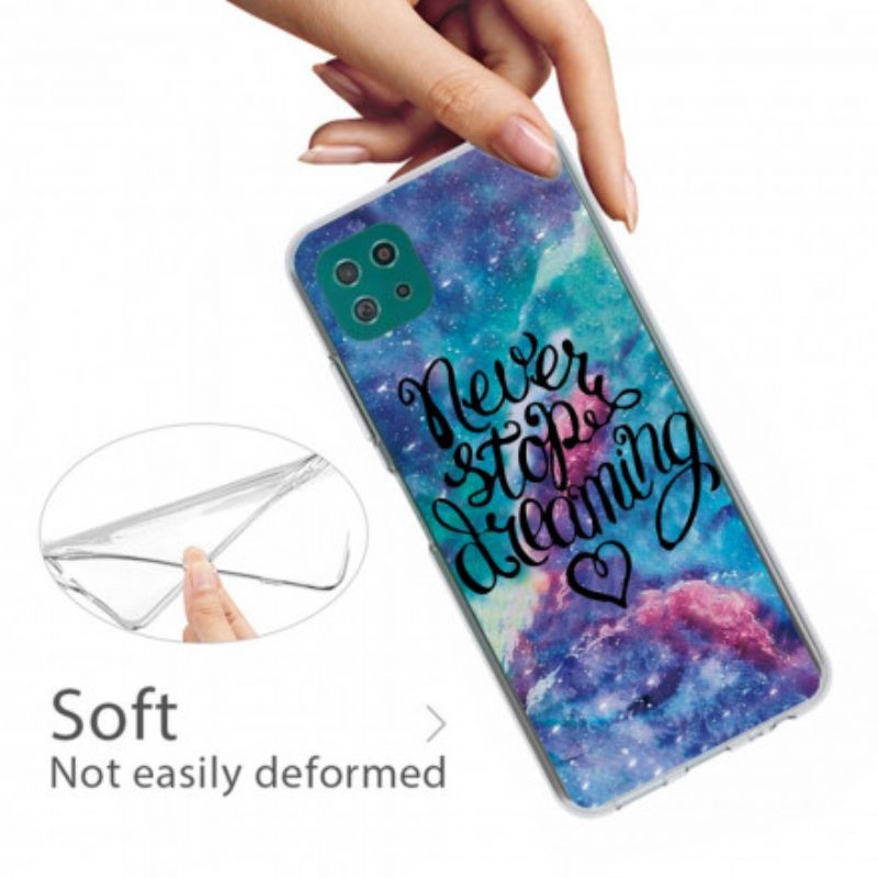 Cover Samsung Galaxy A22 5G Non Smettere Mai Di Sognare