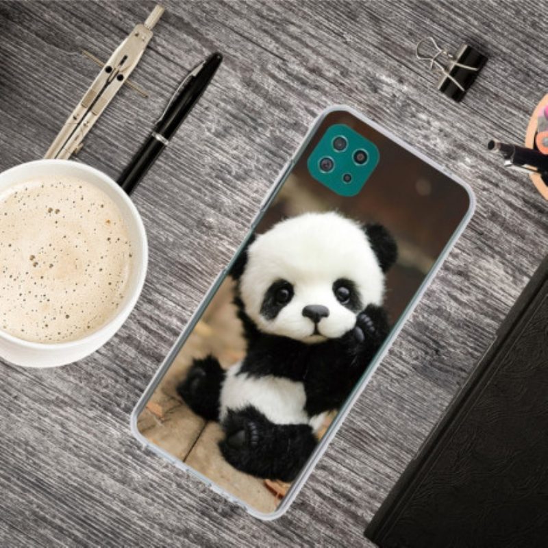 Cover Samsung Galaxy A22 5G Panda Flessibile