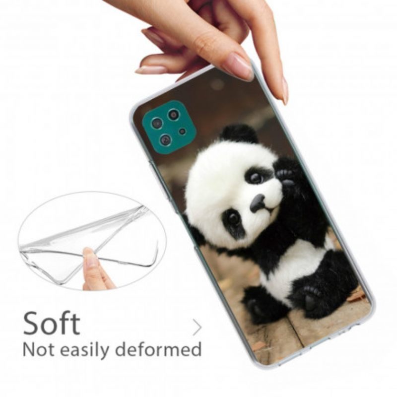 Cover Samsung Galaxy A22 5G Panda Flessibile