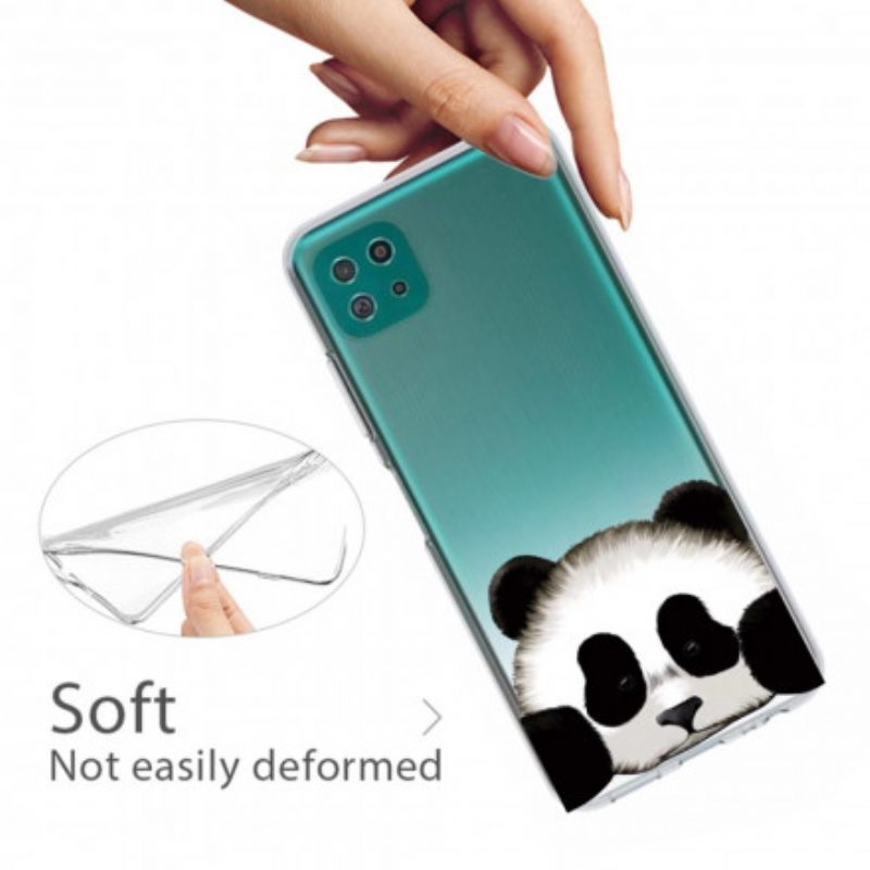 Cover Samsung Galaxy A22 5G Panda Senza Soluzione Di Continuità