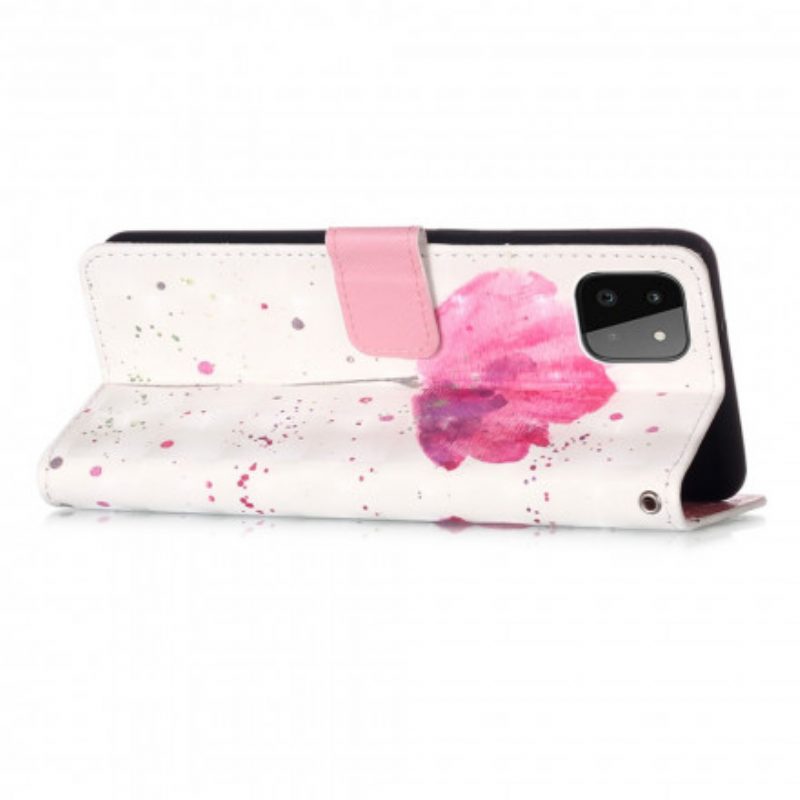 Cover Samsung Galaxy A22 5G Papavero Dell'acquerello