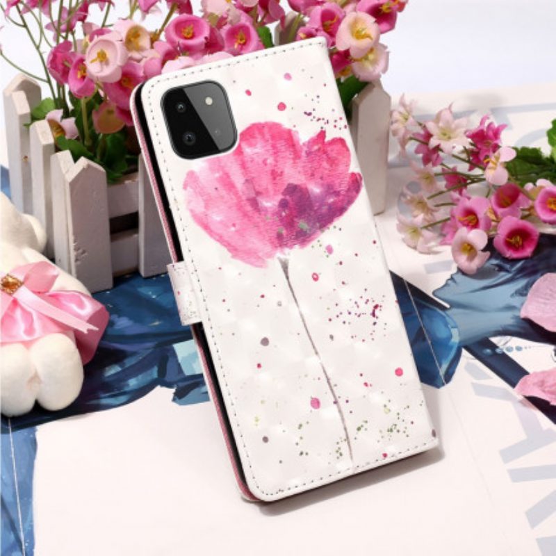 Cover Samsung Galaxy A22 5G Papavero Dell'acquerello