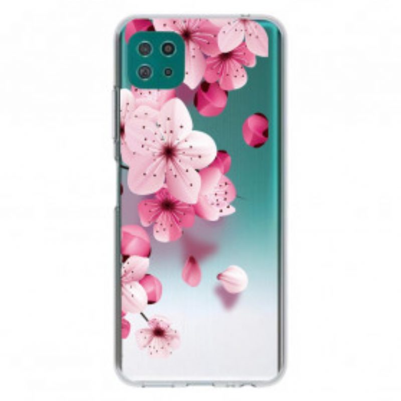 Cover Samsung Galaxy A22 5G Piccoli Fiori Rosa