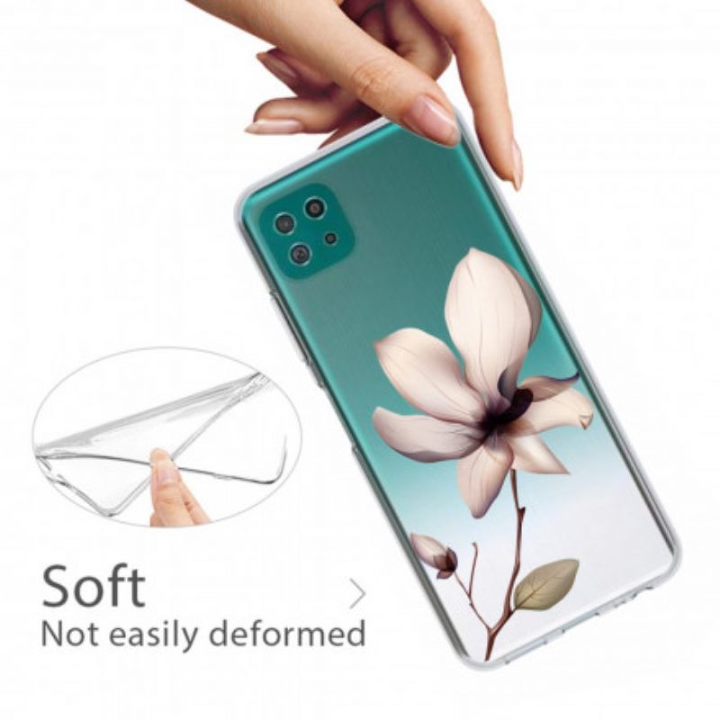 Cover Samsung Galaxy A22 5G Premium Floreale