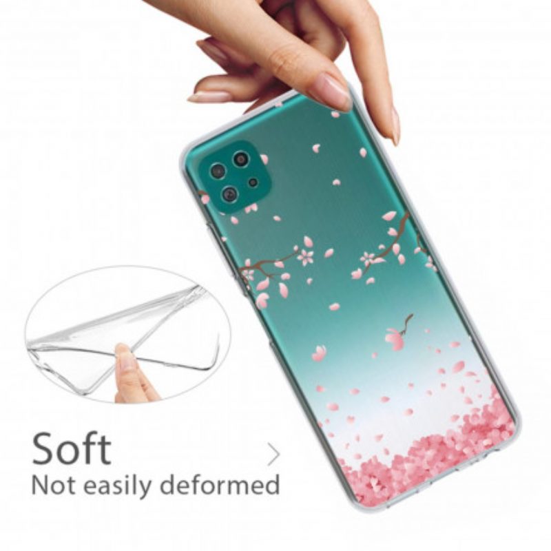 Cover Samsung Galaxy A22 5G Rami Fioriti