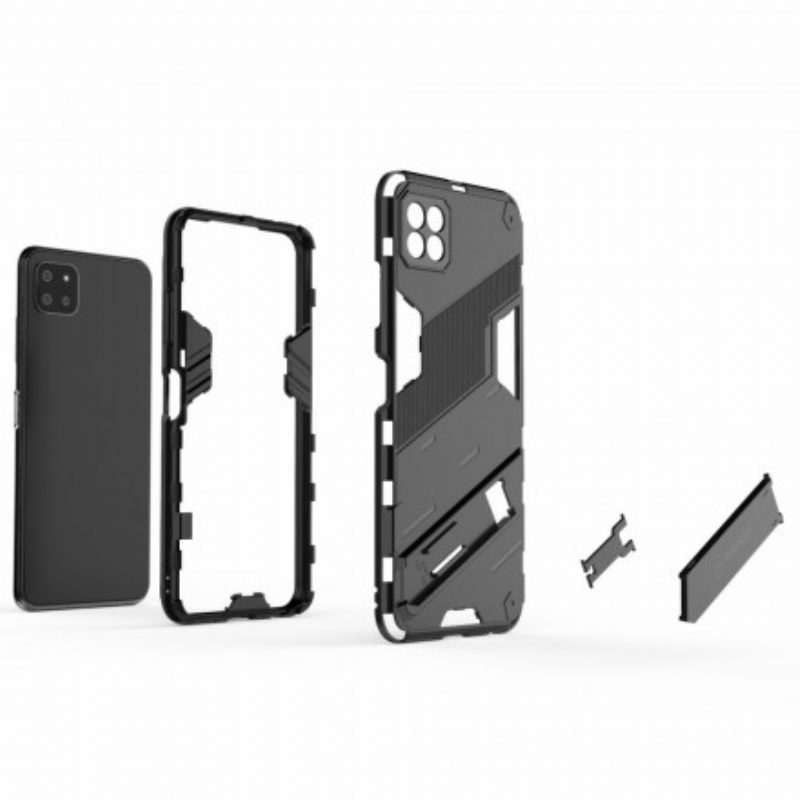 Cover Samsung Galaxy A22 5G Supporto Staccabile A Due Posizioni A Mani Libere