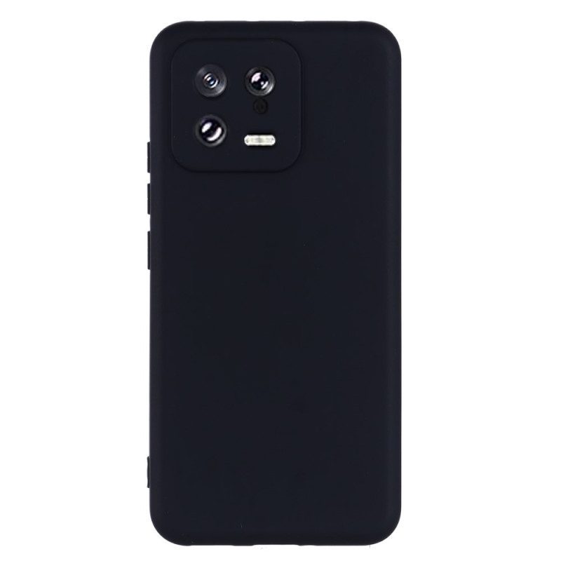 Cover Xiaomi 13 Silicone Liquido Con Cordino