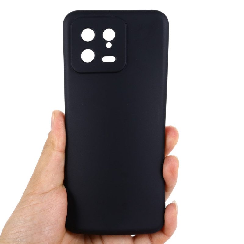 Cover Xiaomi 13 Silicone Liquido Con Cordino