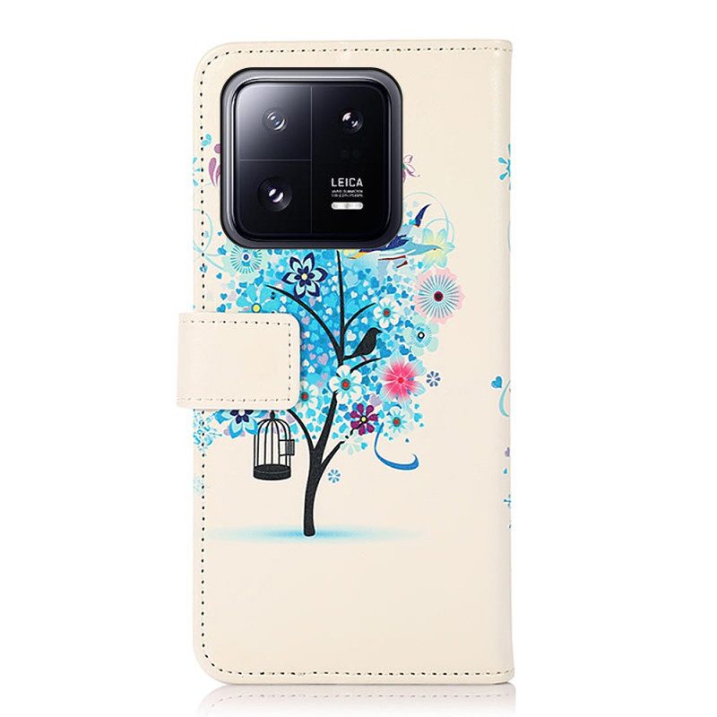 Custodia in pelle Xiaomi 13 Albero In Fiore