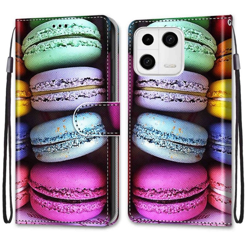 Custodia in pelle Xiaomi 13 Macarons