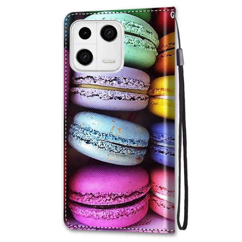 Custodia in pelle Xiaomi 13 Macarons