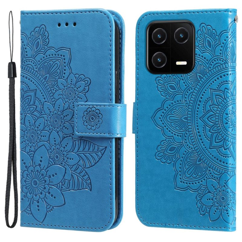 Custodia in pelle Xiaomi 13 Mandala Strappy