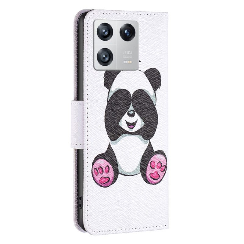 Custodia in pelle Xiaomi 13 Panda