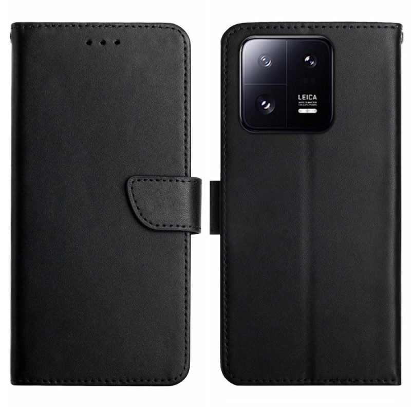 Custodia in pelle Xiaomi 13 Vera Pelle Nappa