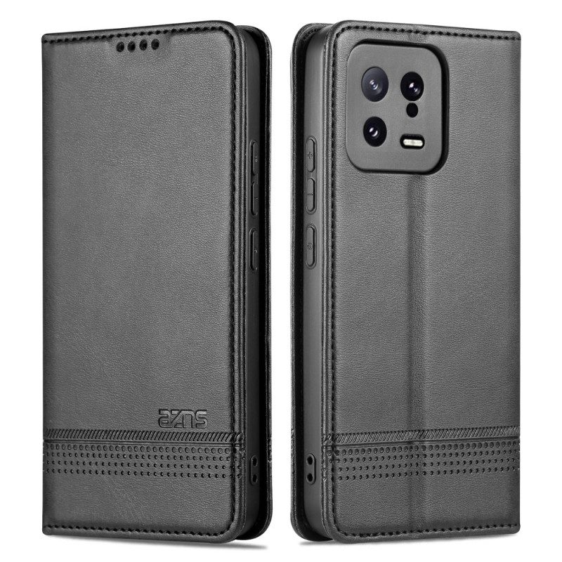 Folio Cover Xiaomi 13 Custodia in pelle Azns