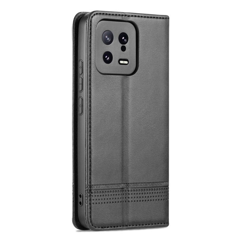 Folio Cover Xiaomi 13 Custodia in pelle Azns