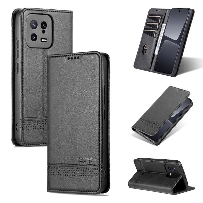 Folio Cover Xiaomi 13 Custodia in pelle Azns