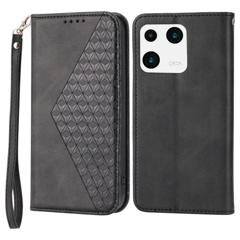 Folio Cover Xiaomi 13 Custodia in pelle Modello In Pelle Stile 3d