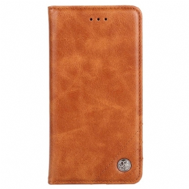 Folio Cover Xiaomi 13 Custodia in pelle Rivetti Decorativi