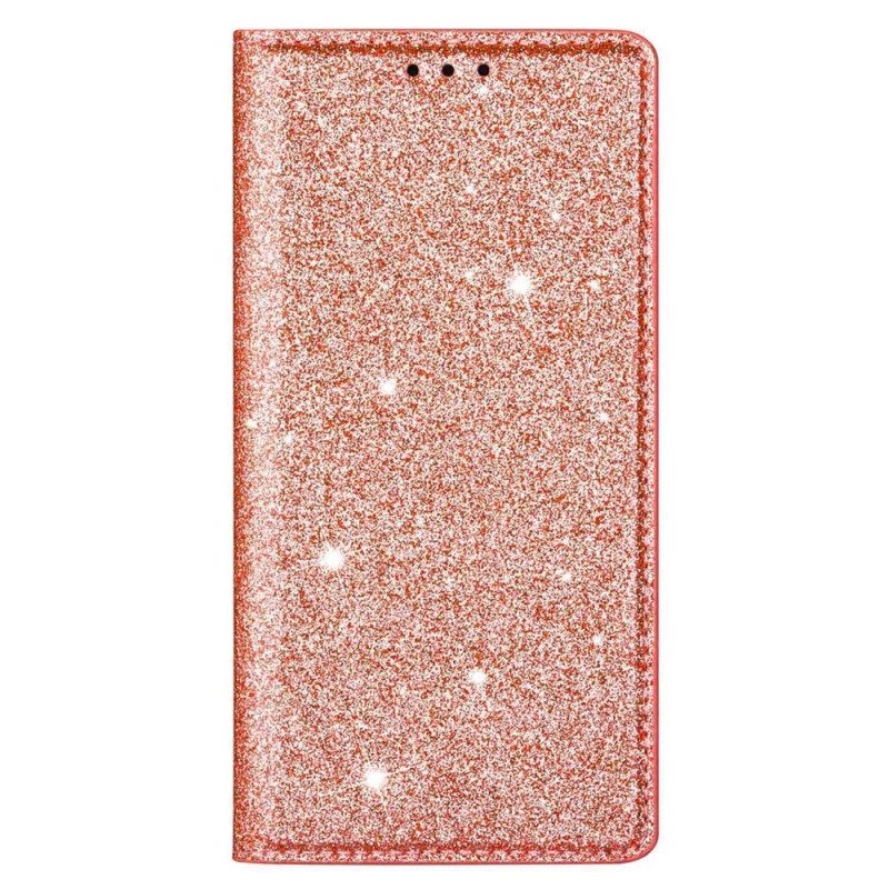 Folio Cover Xiaomi 13 Custodia in pelle Stile Paillettes