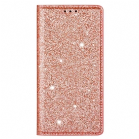 Folio Cover Xiaomi 13 Custodia in pelle Stile Paillettes