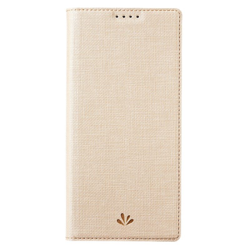 Folio Cover Xiaomi 13 Custodia in pelle Struttura Del Tessuto Vili