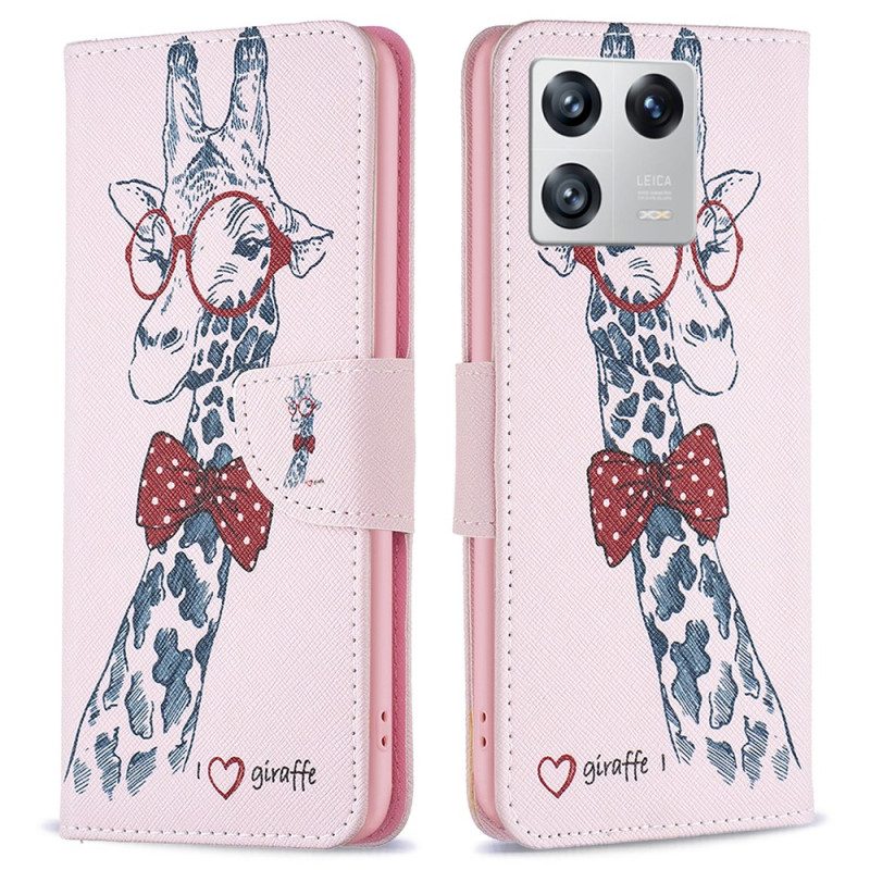 Folio Cover Xiaomi 13 Giraffa Intelligente