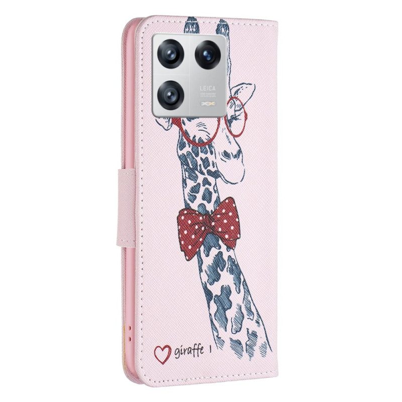 Folio Cover Xiaomi 13 Giraffa Intelligente