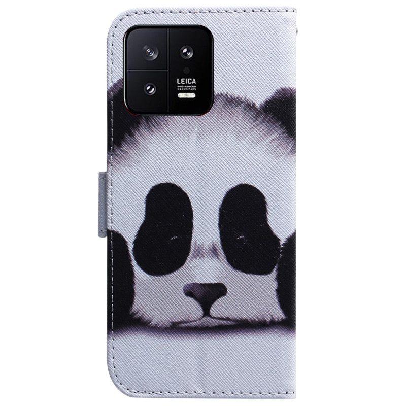 Folio Cover Xiaomi 13 Panda Strappy