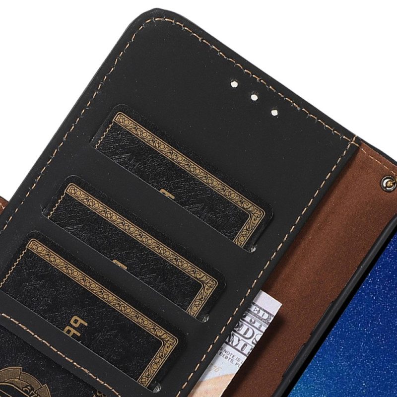 Folio Cover Xiaomi 13 Protezione Rfid In Vera Pelle