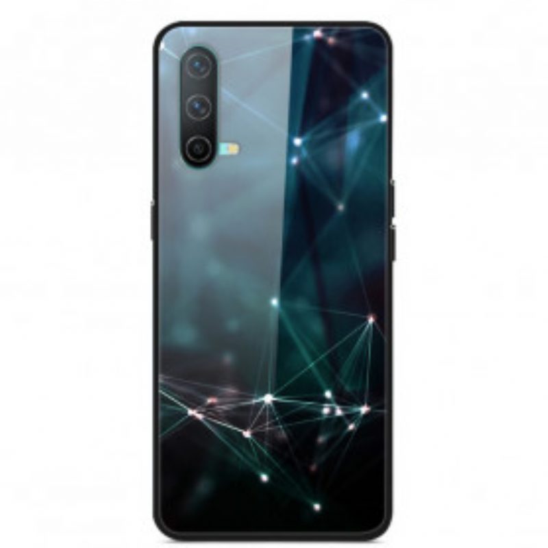 Cover OnePlus Nord CE 5G Colori Astratti In Vetro Temperato