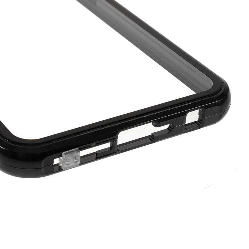 Cover OnePlus Nord CE 5G Due Lati In Vetro Temperato Magnetico E Metallo