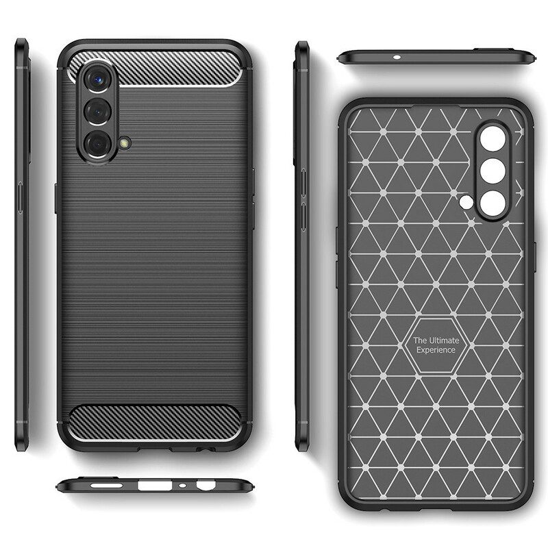 Cover OnePlus Nord CE 5G Fibra Di Carbonio Spazzolata