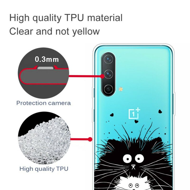 Cover OnePlus Nord CE 5G Guarda I Gatti