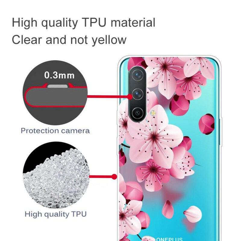 Cover OnePlus Nord CE 5G Piccoli Fiori Rosa