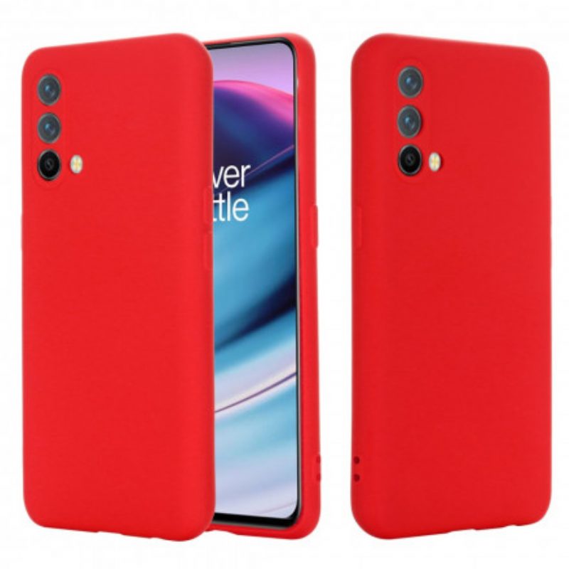 Cover OnePlus Nord CE 5G Silicone Liquido Con Cordino