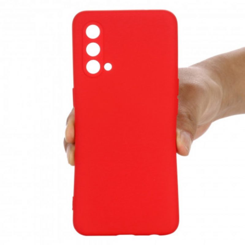 Cover OnePlus Nord CE 5G Silicone Liquido Con Cordino