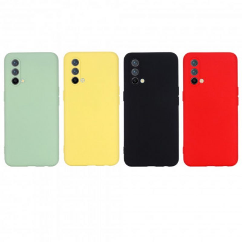 Cover OnePlus Nord CE 5G Silicone Liquido Con Cordino